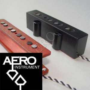 Aero JB4 Type 1 4-String Jazz L/S Size Single Coil Set  에어로픽업 4현용 세트