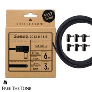 [FreeTheTone] SLK-DCL-6 Solderless DC Cable Kit (SL-21DCL 6 Plugs, CU-416 Cable 3 m)