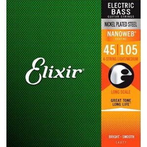 Elixir 4현 니켈 베이스줄 NANOWEB Medium (045-105)