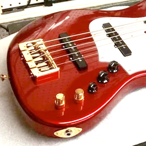 Mbasses MJ 60’s red head matching 5 string bass