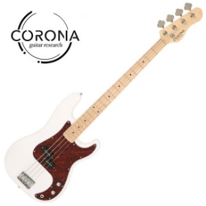 Corona - Standard P-Bass / 코로나 프레시전 베이스기타 Olympic White (Maple)