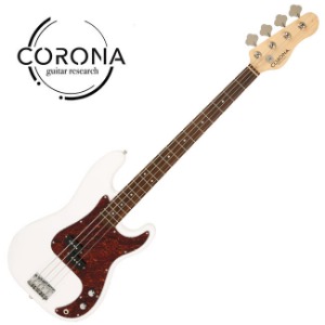 Corona - Standard P-Bass / 코로나 프레시전 베이스기타 Olympic White (Laurel)