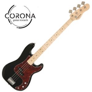 Corona - Standard P-Bass / 코로나 프레시전 베이스기타 Black (Maple)