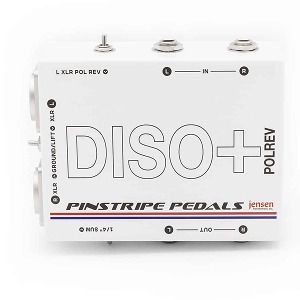 Pinstripe Pedals DISO Plus Dual Line Isolator  XLR Polarity Reverse Switch For UAD